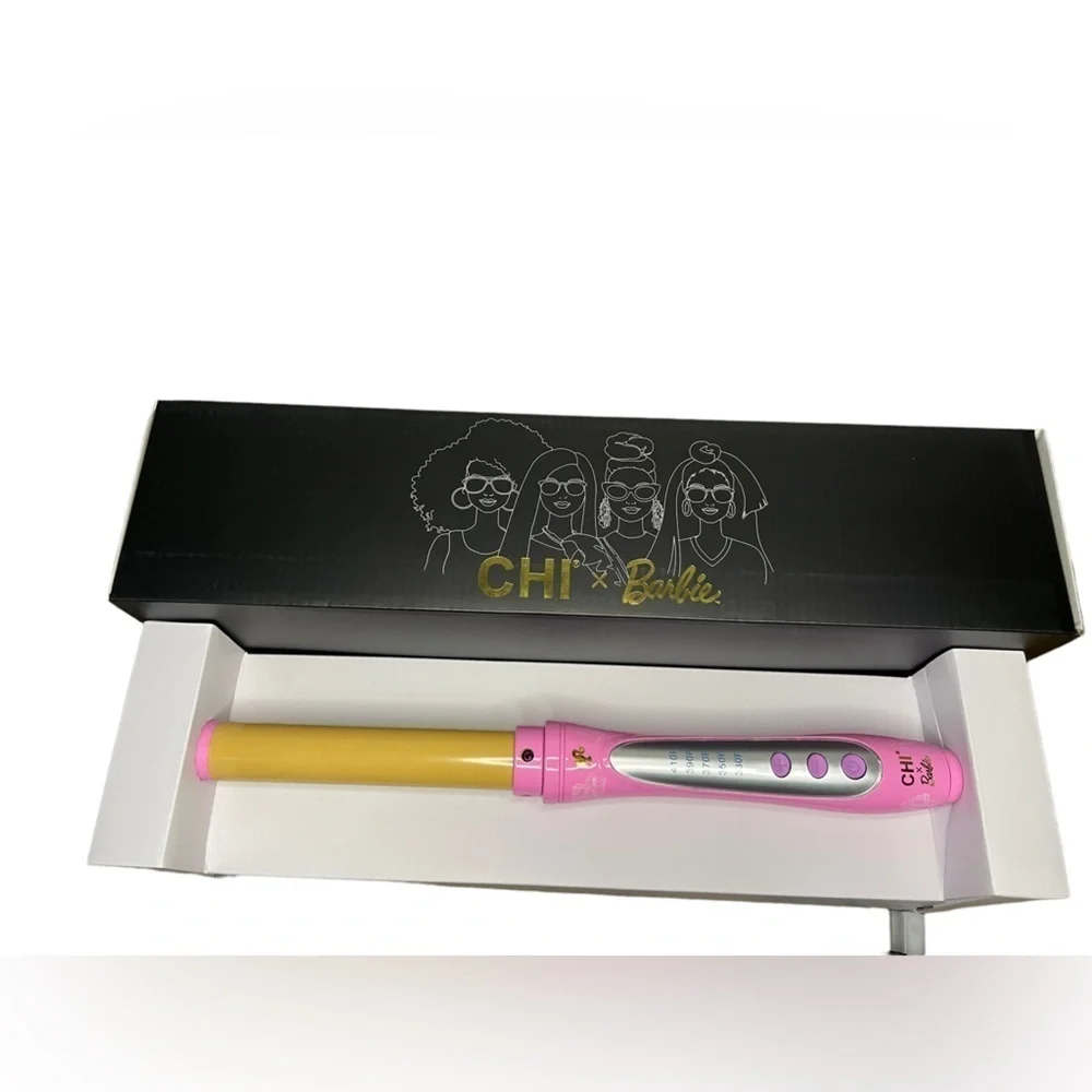 Chi x Barbie 1 Inch Ceramic Curling Wand New in Box